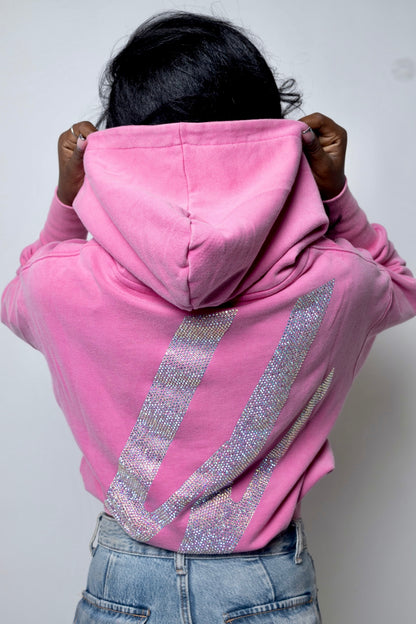 Sweet Pink Bling Hoodie