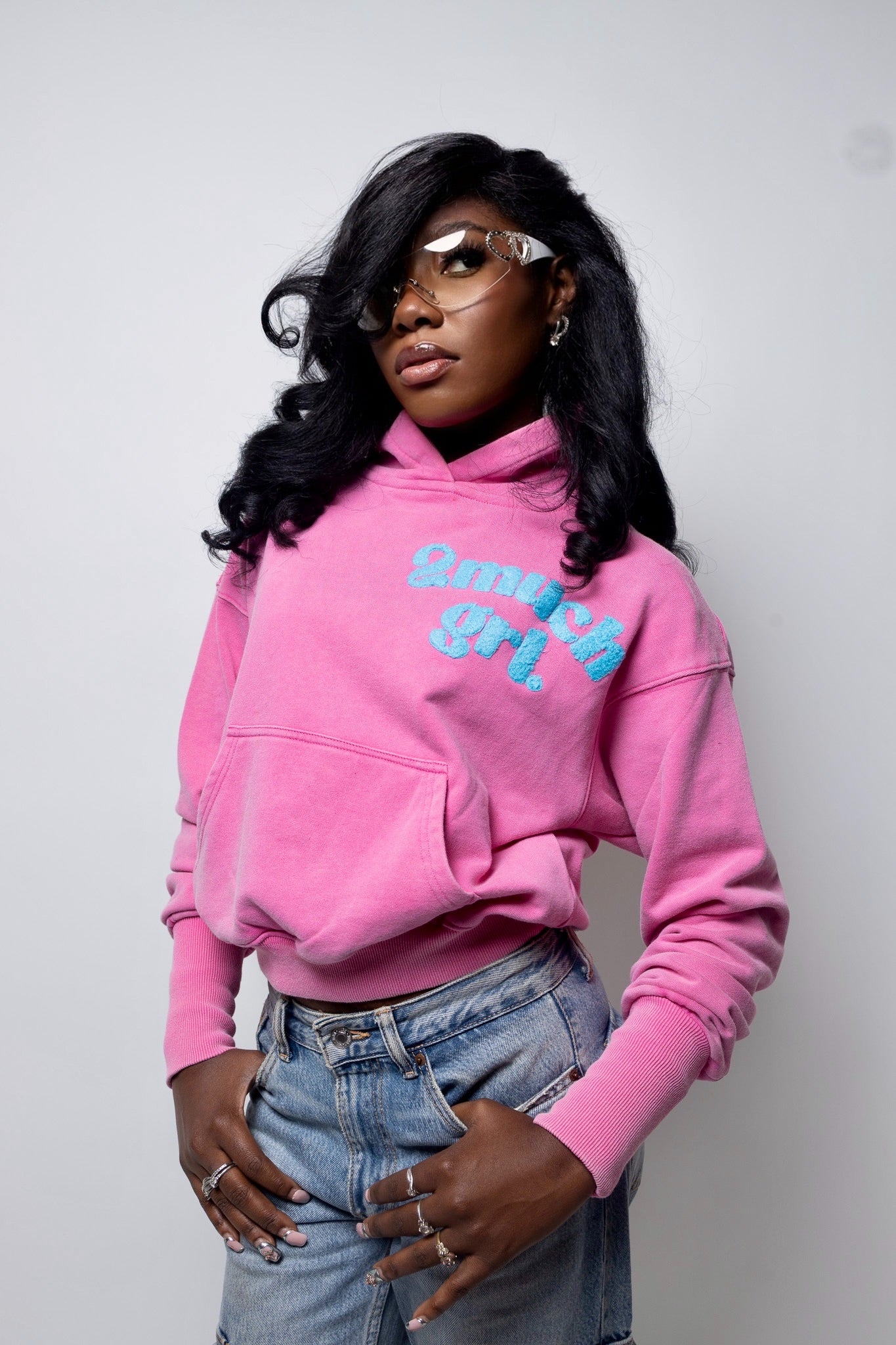Sweet Pink Bling Hoodie